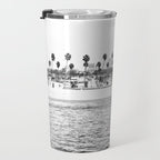 Vintage Newport Beach Print {4 of 4} | Photography Ocean Palm Trees B&W Tropical Summer Sky Travel Mug Gallery Image 3