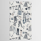 Hang out in laundry room Illu denim Tablecloth Gallery Image 2