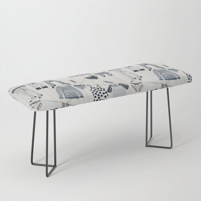 Hang out in laundry room Illu denim Bench Gallery Image 1