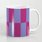 Strippy - Dark Orchid and Peri Coffee Mug Gallery Image 1