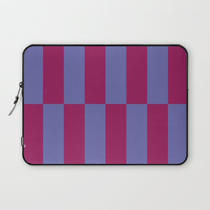 Strippy - Dark Orchid and Peri Laptop Sleeve Gallery Image 1