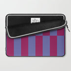 Strippy - Dark Orchid and Peri Laptop Sleeve Gallery Image 2