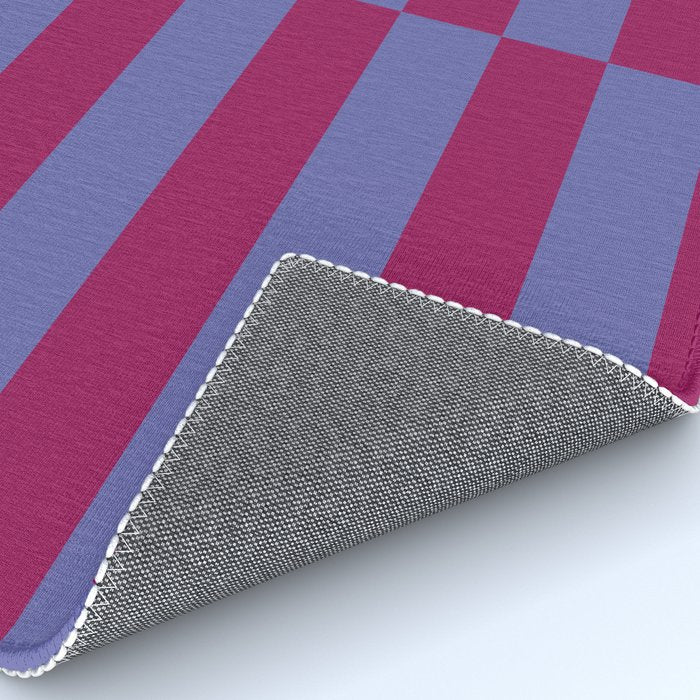 Strippy - Dark Orchid and Peri Rug Gallery Image 4