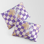 Grid of artistic strokes L Pillow Sham Gallery Image 3