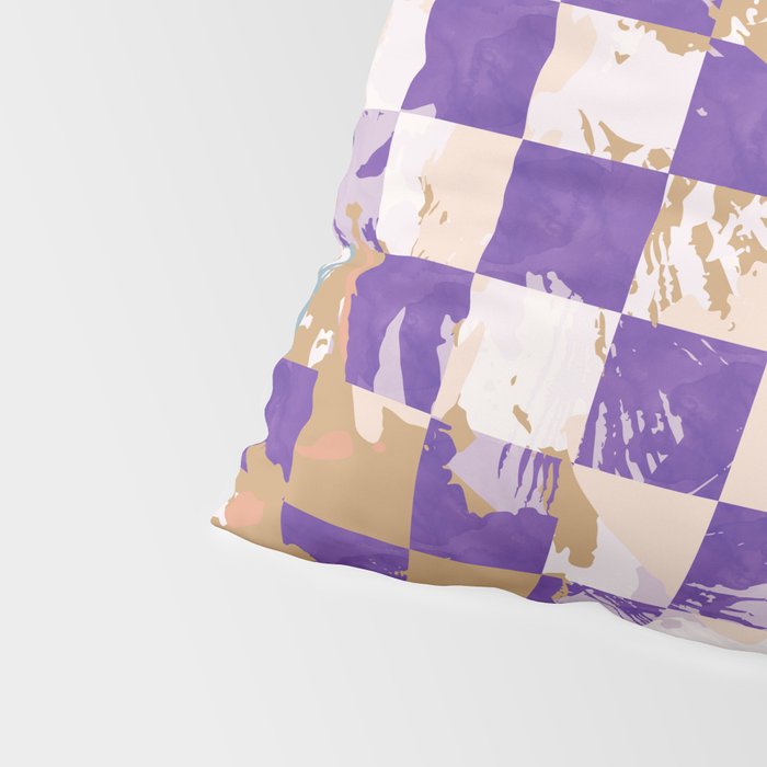 Grid of artistic strokes L Pillow Sham Gallery Image 4