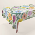 Wildflower Garden - Light Tablecloth Gallery Image 1