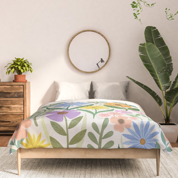 Wildflower Garden - Light Comforter Gallery Image 3
