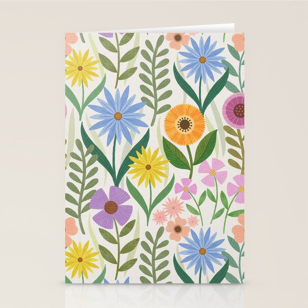 Wildflower Garden - Light Stationery Card Gallery Image 2