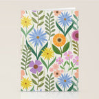 Wildflower Garden - Light Stationery Card Gallery Image 2