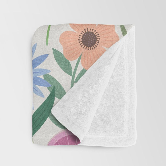 Wildflower Garden - Light Throw Blanket Gallery Image 3