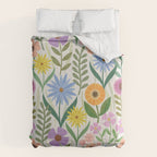 Wildflower Garden - Light Comforter Gallery Image 6