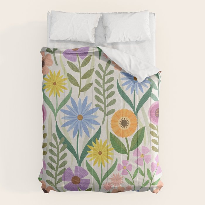 Wildflower Garden - Light Comforter Gallery Image 1
