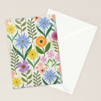 Wildflower Garden - Light Stationery Card Gallery Image 2