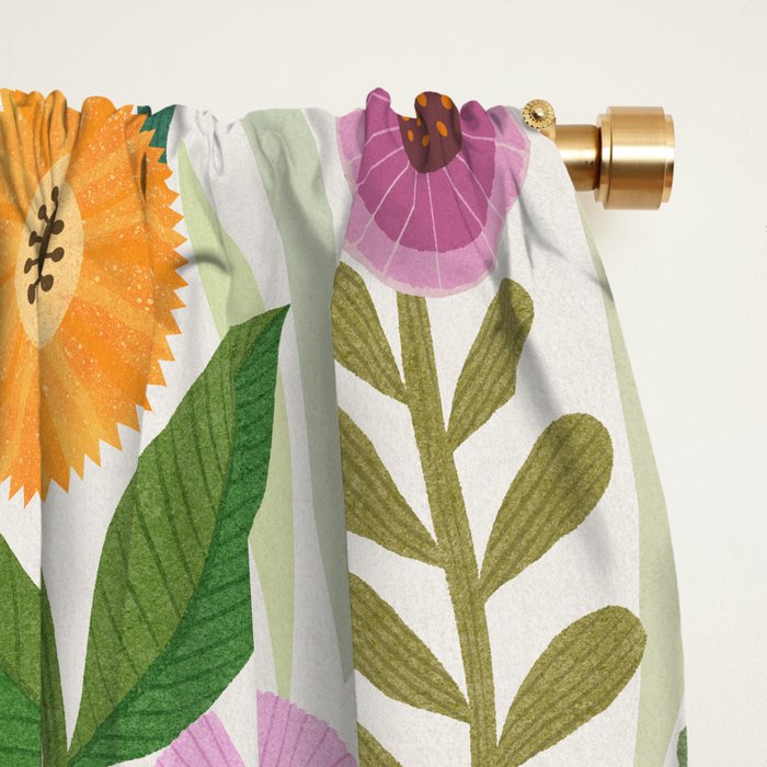 Wildflower Garden - Light Window Curtain Gallery Image 2