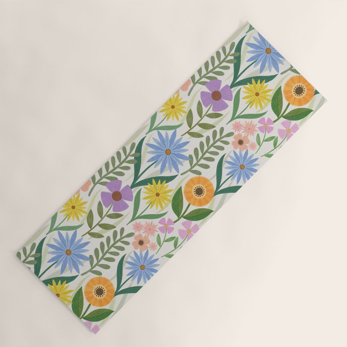 Wildflower Garden - Light Yoga Mat Gallery Image 1