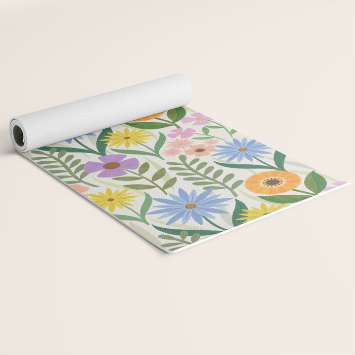 Wildflower Garden - Light Yoga Mat Gallery Image 2