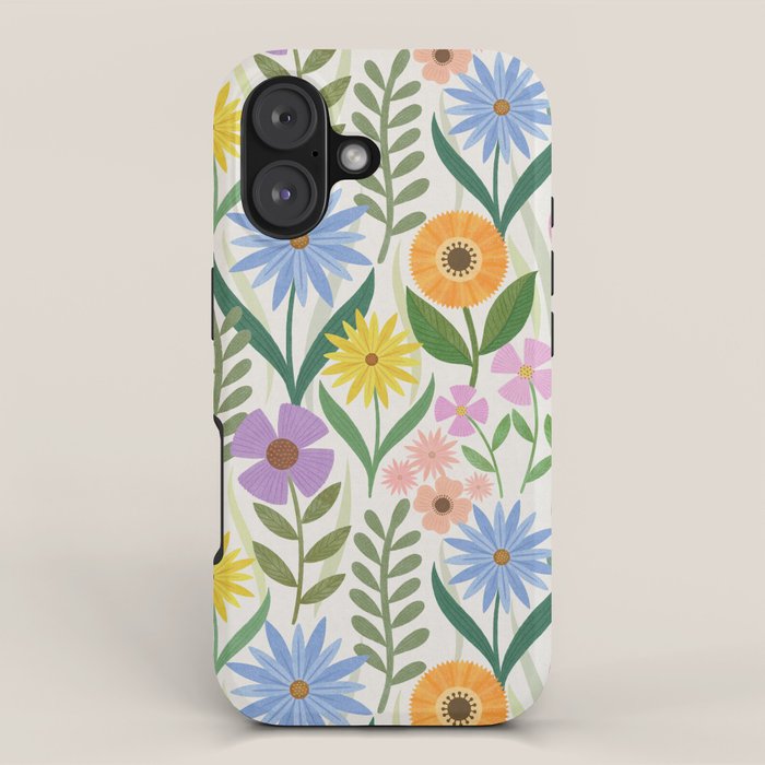 Wildflower Garden - Light iPhone Case Gallery Image 1