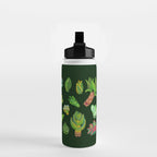 Baby succulent 1 - dark Water Bottle Gallery Image 2