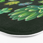 Baby succulent 1 - dark Bath Mat Gallery Image 3