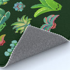 Baby succulent 1 - dark Rug Gallery Image 4