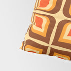Retro Mid Century Modern Floral Pattern 721 Autumn Pillow Sham Gallery Image 4
