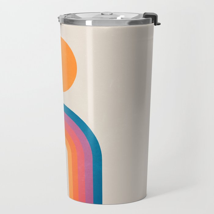 Vintage California Sun: Arches Travel Mug Gallery Image 2