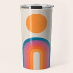 Vintage California Sun: Arches Travel Mug Gallery Image 1