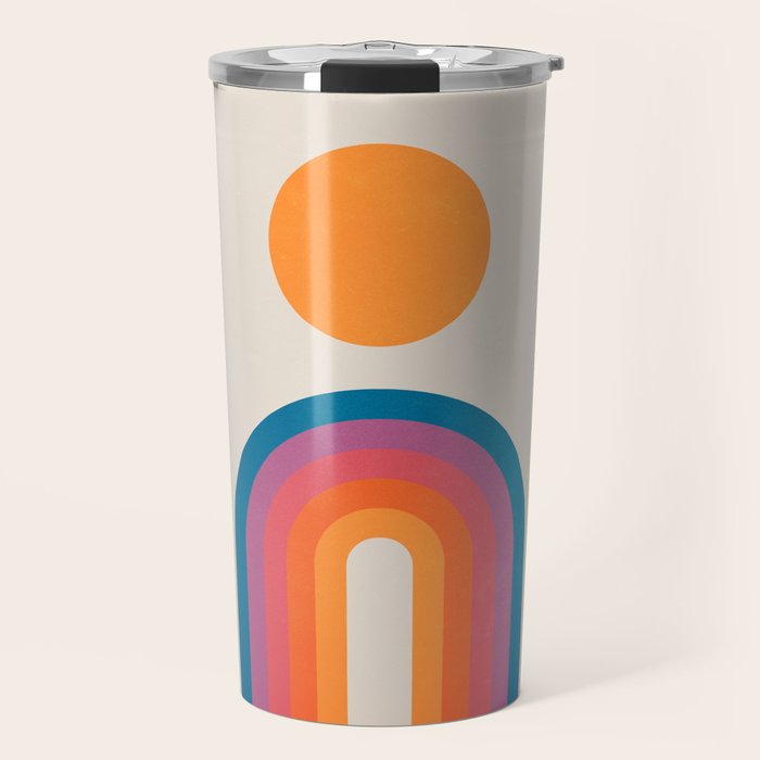 Vintage California Sun: Arches Travel Mug Gallery Image 1