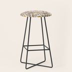 Golden Daisy Swirl Stool Gallery Image 1