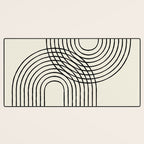 Arch duo 2 Mid century modern Desk Mat Gallery Image 3