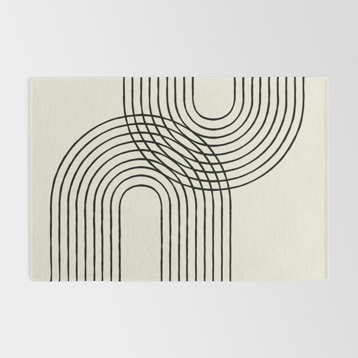 Arch duo 2 Mid century modern Rug Gallery Image 2