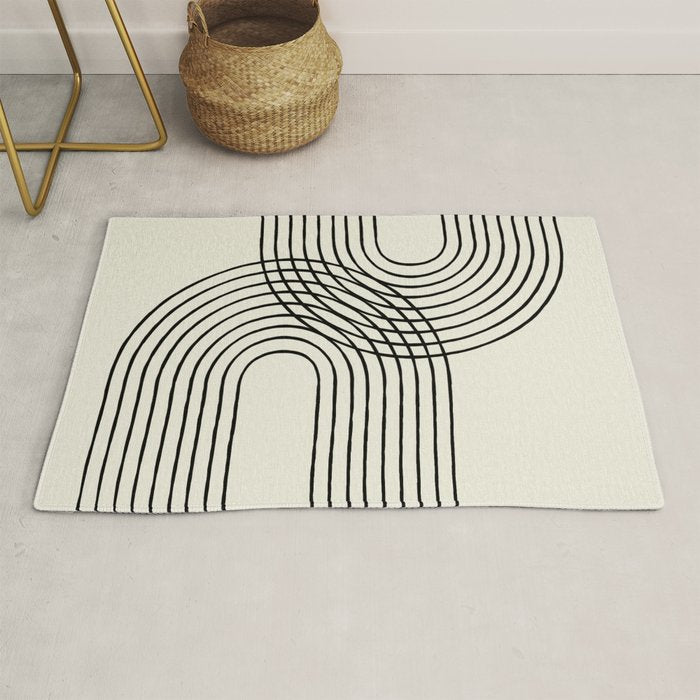 Arch duo 2 Mid century modern Rug Gallery Image 1