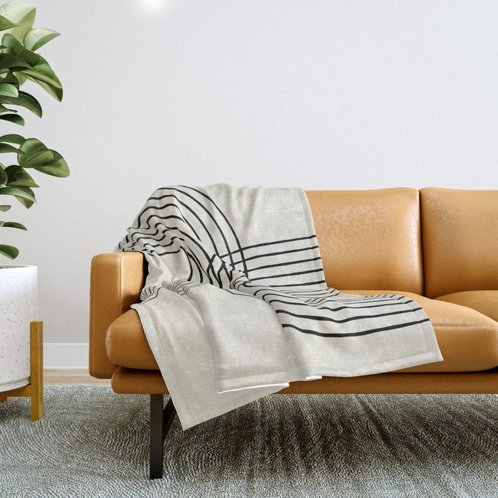 Arch duo 2 Mid century modern Throw Blanket Gallery Image 1
