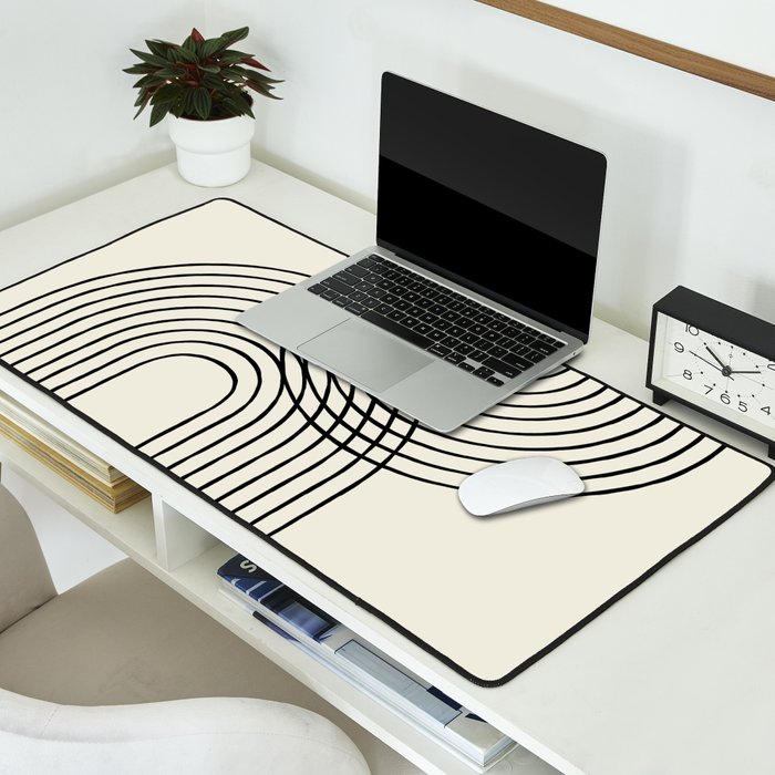 Arch duo 2 Mid century modern Desk Mat Gallery Image 2