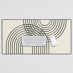 Arch duo 2 Mid century modern Desk Mat Gallery Image 1