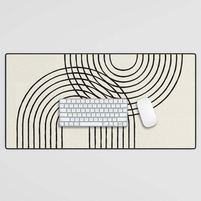 Arch duo 2 Mid century modern Desk Mat Gallery Image 1