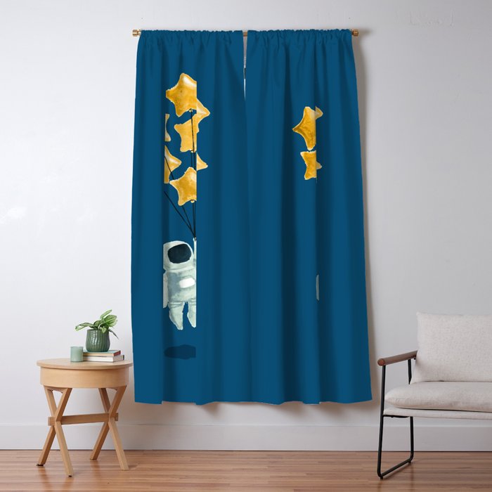 Astronaut's dream Window Curtain