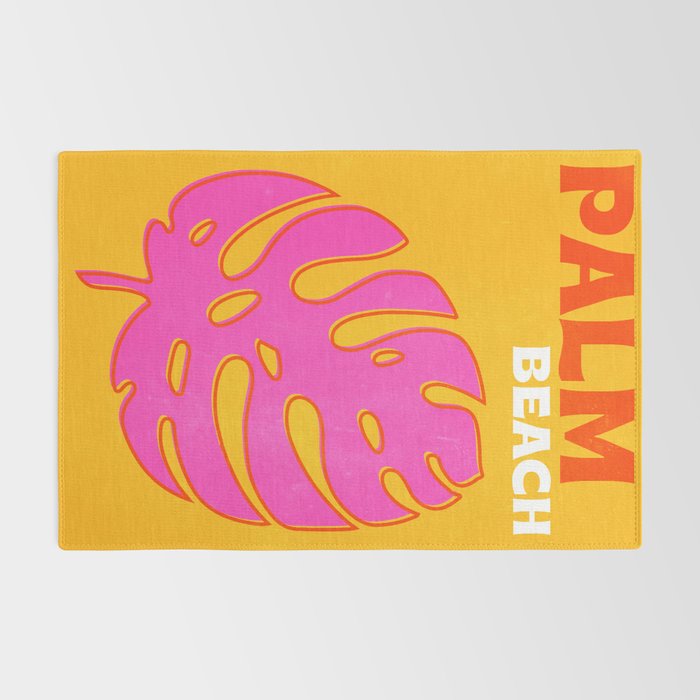 Palm Beach: Vintage Travel Colour Series 01 Rug Gallery Image 2