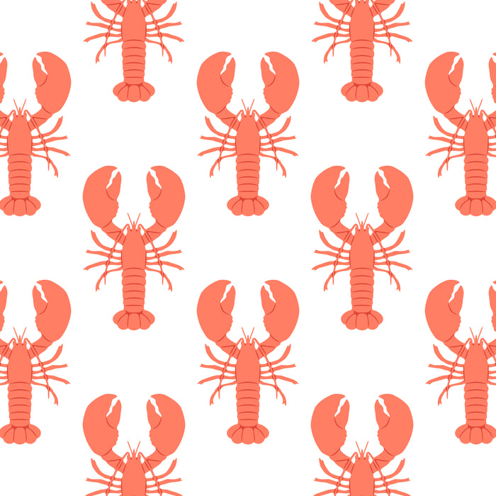 Red lobster sea food animal cartoon pattern Coffee Mug Gallery Image 2
