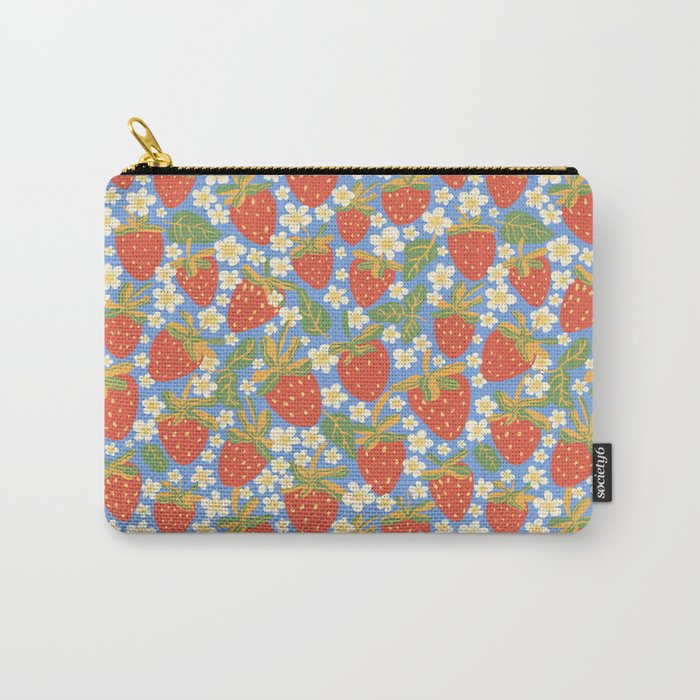 Strawberries Carry All Pouch Gallery Image 1