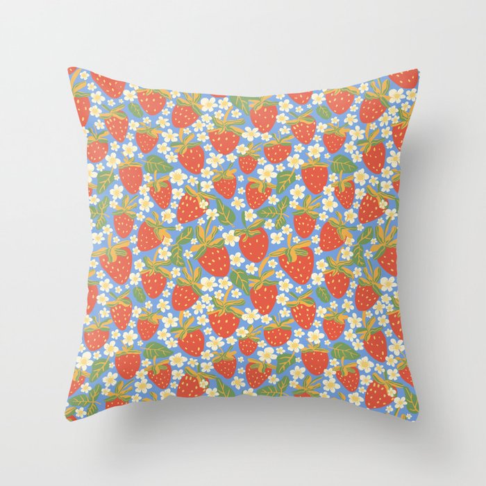 Strawberries Throw Pillow Gallery Image 6
