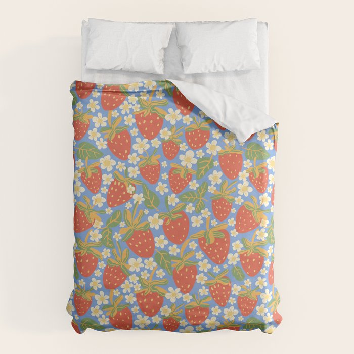 Strawberries Duvet Cover Gallery Image 1