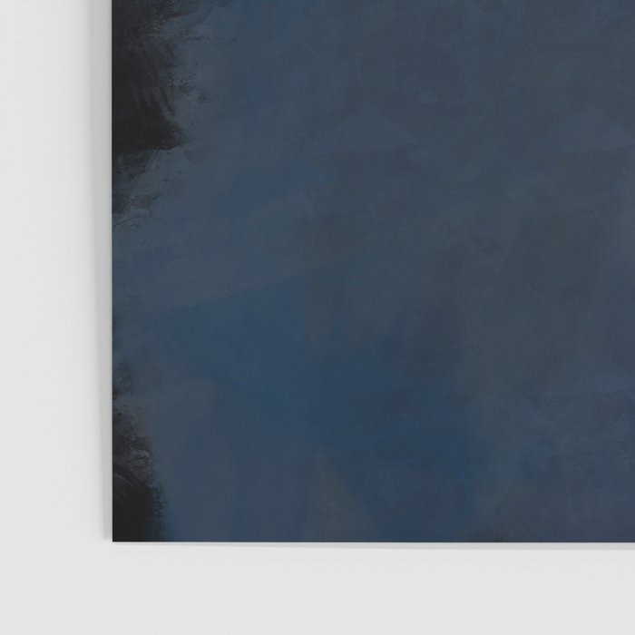 Abstract, blue, beige, indigo Poster Gallery Image 3