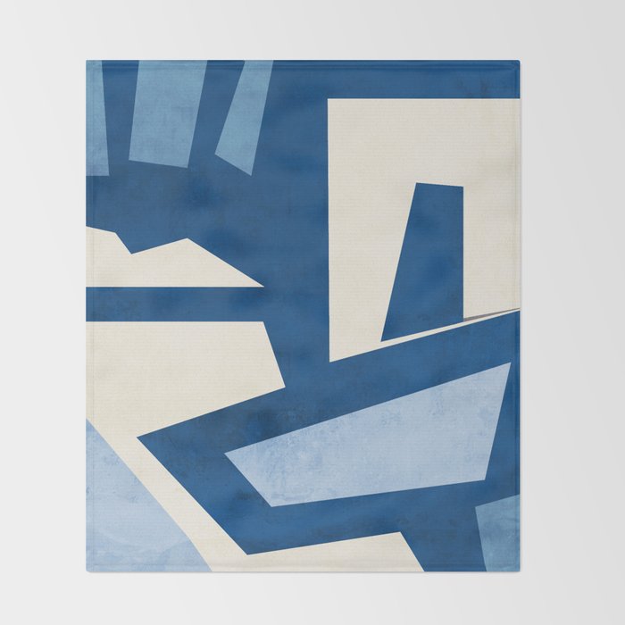 Modern Abstract Art 27 Throw Blanket Gallery Image 2