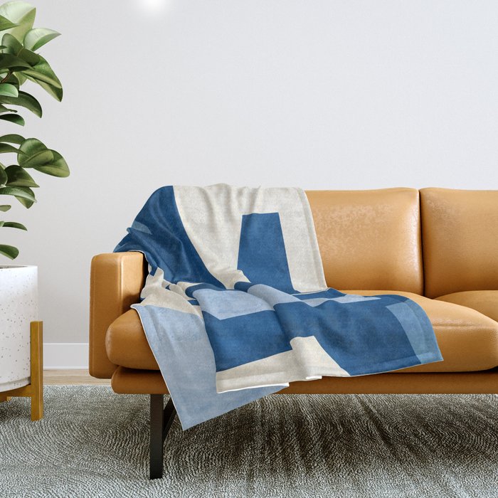 Modern Abstract Art 27 Throw Blanket Gallery Image 1