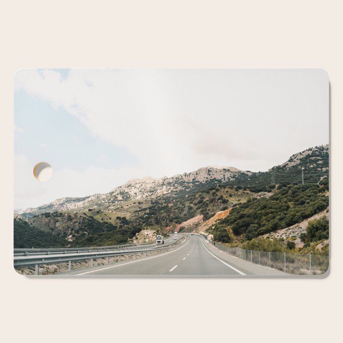 The road to Granada | Spain fine art travel photography | Roadtrip art Cutting Board Gallery Image 1