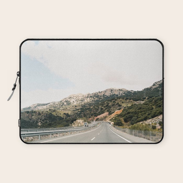 The road to Granada | Spain fine art travel photography | Roadtrip art Laptop Sleeve Gallery Image 1