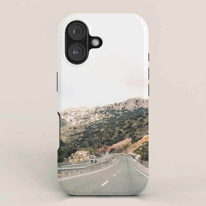 The road to Granada | Spain fine art travel photography | Roadtrip art iPhone Case Gallery Image 1