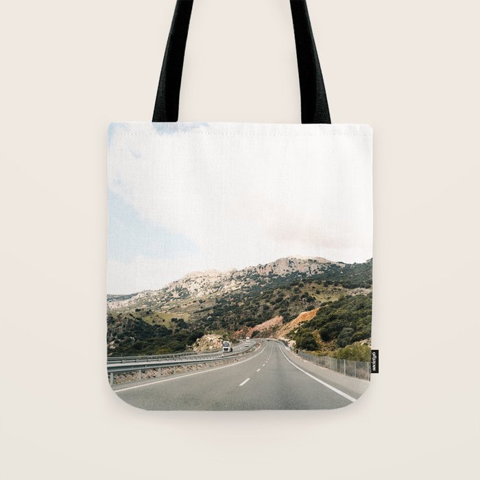 The road to Granada | Spain fine art travel photography | Roadtrip art Tote Bag Gallery Image 1