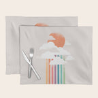 Colorful rain Placemat Gallery Image 1